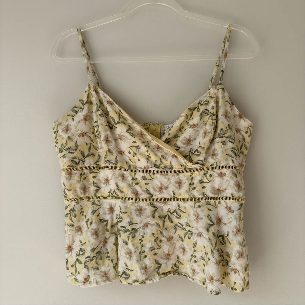 Blue‎ Rain x Francesca’s Floral Camisole Sz XL